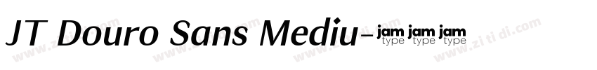 JT Douro Sans Mediu字体转换